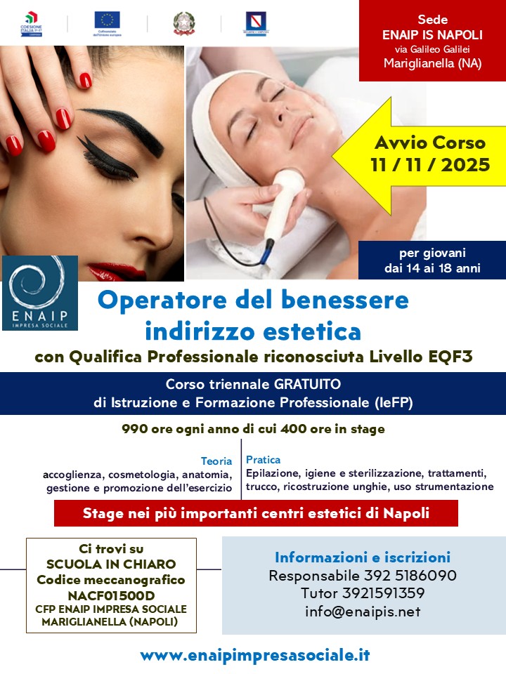 iefp napoli estetica avvio 11nov25